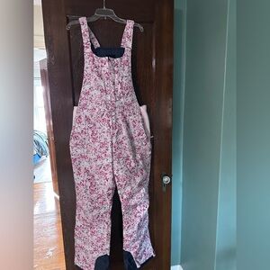 TSLA Women's Winter Snow Bibs, Waterproof Insulated Snowboard Overalls - size XL